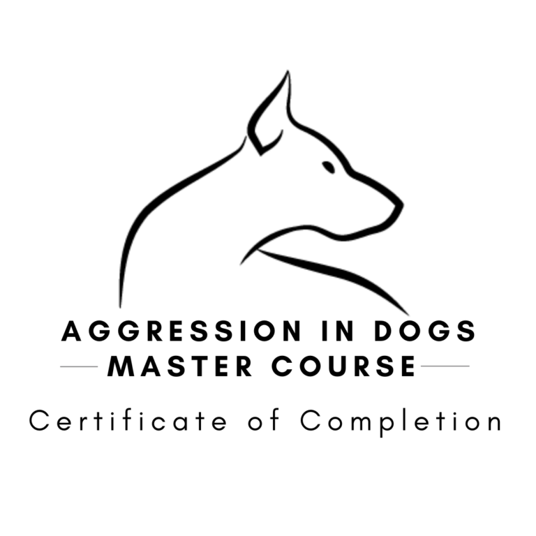 Aggression in Dogs Master Course Certificate of Completion