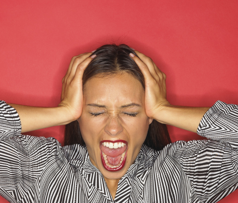 Frustrated woman